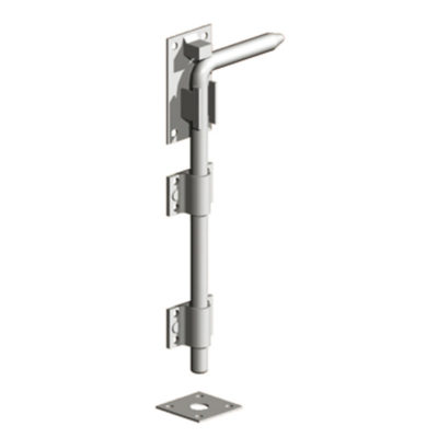 Intertrade Galvansied  Garage Door Drop Bolt 18''