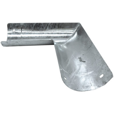6" Galvanised Half Round Gutter   Angle