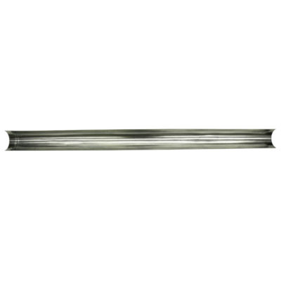 6' X 6" Galvanised Half Round Gutter  (20 G)