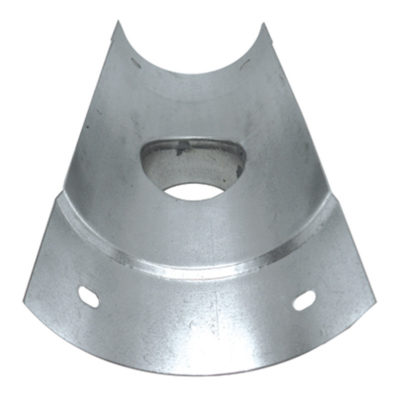 6"  Galvanised Half Round Gutter  Stop End