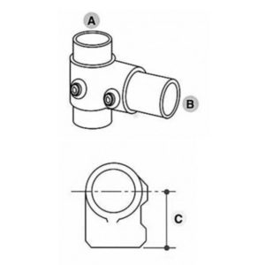 Key Clamp Short Tee