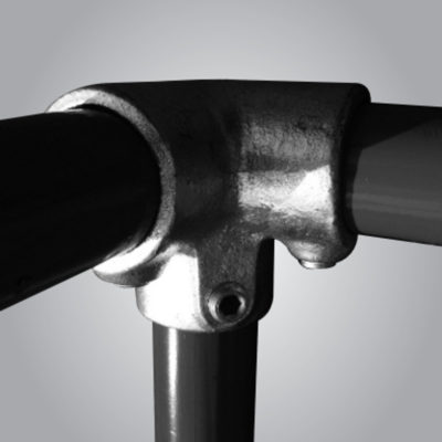 Key Clamp Elbow 90 Degree 3 Way