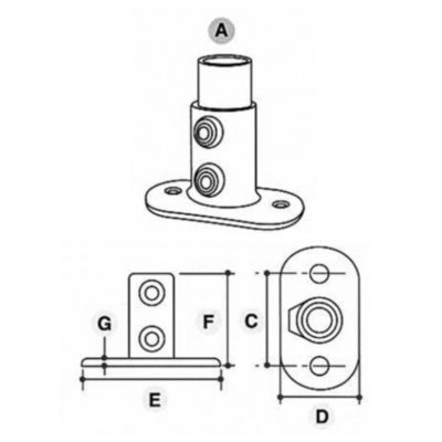 Key Clamp Base Plate