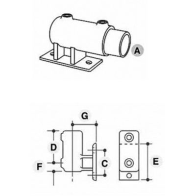 Key Clamp Offset Side Fixing