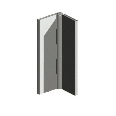 Intertrade Double Pressed Steel Butt Hinge     (Pair)