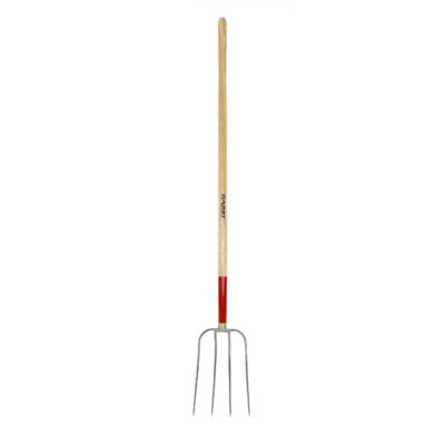 Darby C/S 4 Tine Manure Fork LH Red Ferrule