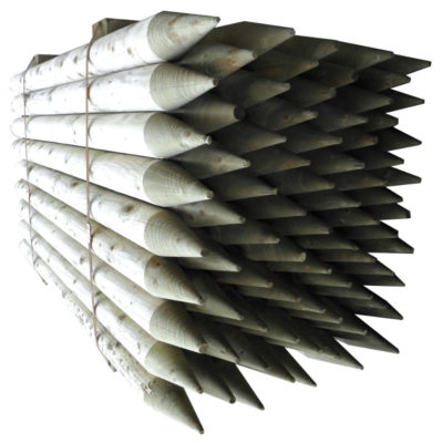 Permapost Wooden Round Stake 5'6" X 4"