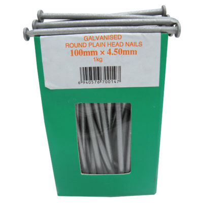 Galvanised Round Wire Nails Prepacked 1kg