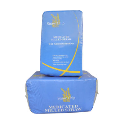 Straw Chip Medicated Bedding 100ltr