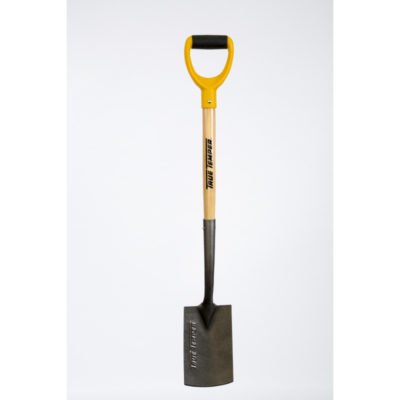 True Temper Border Spade D Grip Wood Handle