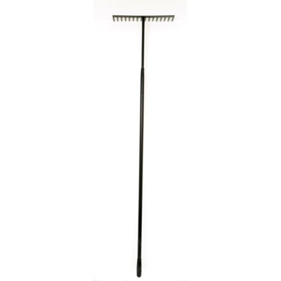 Darby Tarmacadam Rake 16 Tooth 1.7Mtr Steel Handle Flat Prong