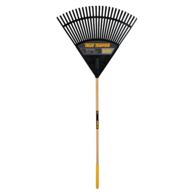 True Temper Poly Fan Leaf Rake 60cm 26 Tooth