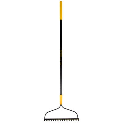 True Temper Bow Rake 16 Tooth Fibreglass Handle