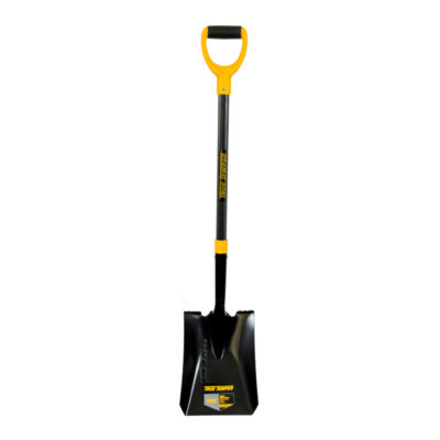 True Temper Square Mouth Shovel Fibreglass Handle D Grip
