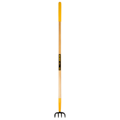 True Temper Cultivator 4 Prong Wood Handle