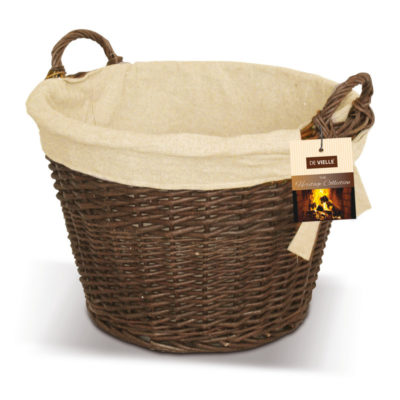 De Vielle Round Wicker Basket