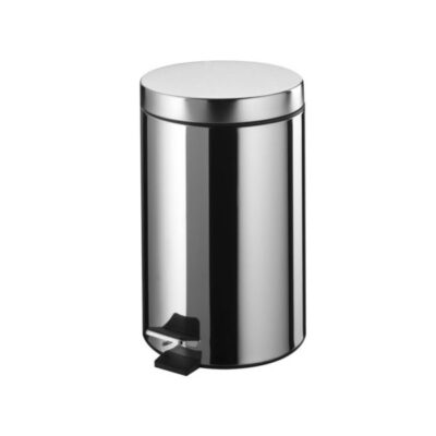 Bisk 12L Pedal Bin Chrome