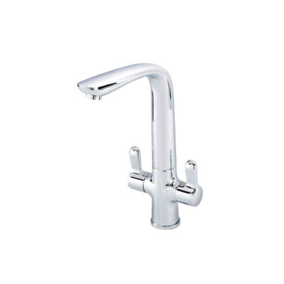Highlife Lismore Twin Lever Sink Mixer