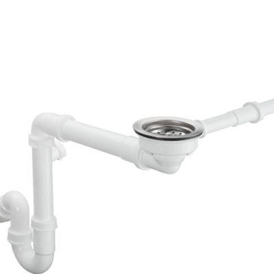 Hansgrohe Manual Waste and Overflow Set for Single Bowl
