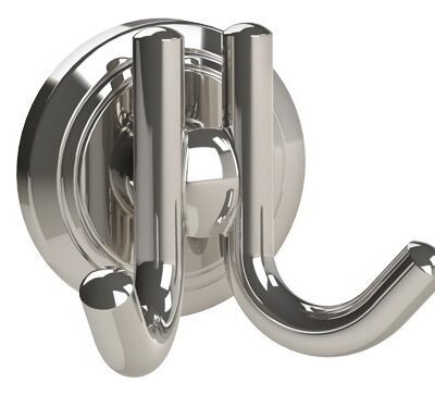 Miller Oslo Polished Nickel Double Robe Hook
