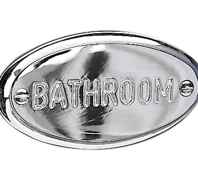 Miller Classic Bathroom Sign