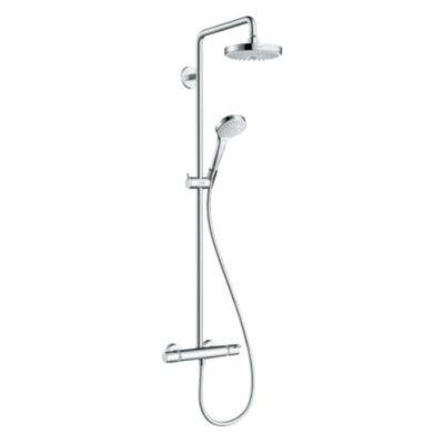 Hansgrohe Croma Select S Showerpipe 180 2 Jet With Thermostat