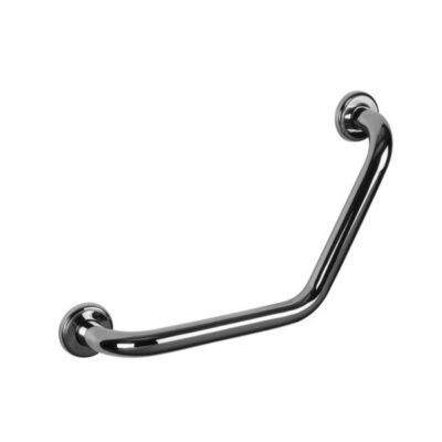 Bisk Angled Grab Bar Chrome 457mm