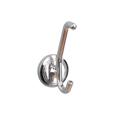 Miller Oslo Double Robe Hook Chrome Plated 8012C