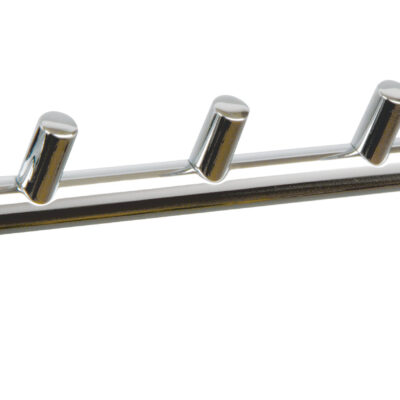 Miller Bond 4 Hook Rail Chrome 8708C