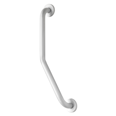 Croydex 60cm Angled Grab Rail White