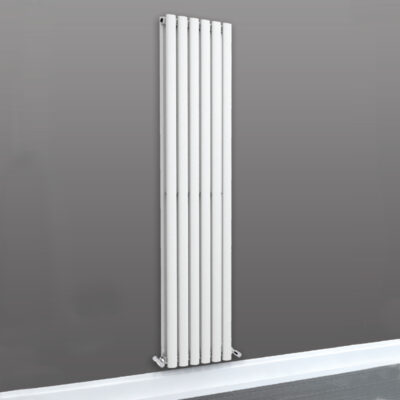 Aqualla Porto Vertical Double Panel Radiator Matt White