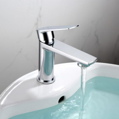 Dart Mono Basin Mixer Tap Chrome