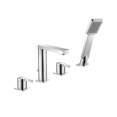 Aqualla Merge Bath Shower Mixer 4 Tap Hole