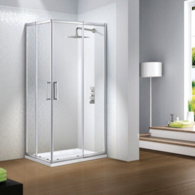 Flair Slimline Capella Offset Corner Entry