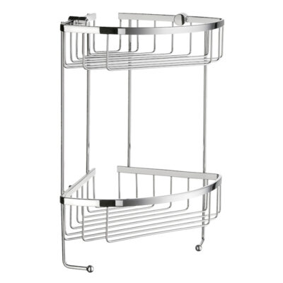 Smedbo Sideline Corner Double Soap Basket