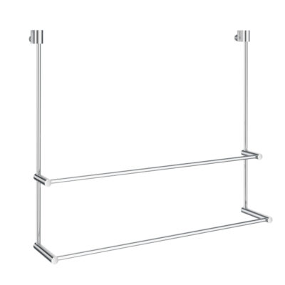 Smedbo Sideline Double Towel Rail for Glass Shower Panel