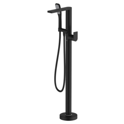 Aqualla Fuse Bath Shower Mixer Freestanding Black