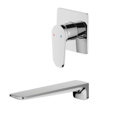 Aqualla Linea Bath Filler Wall Mounted
