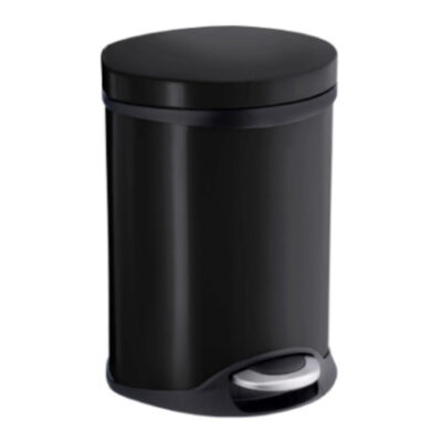 Smedbo Outline Lite Pedal Bin 6L Black Lacquered Stainless Steel