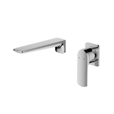 Aqualla Fuse Basin Mixer Wall Mounted