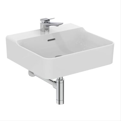 Conca 50cm One Taphole Washbasin with Overflow