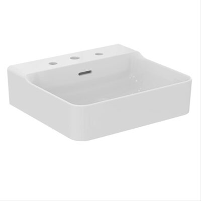 Conca 50cm Three Taphole Washbasin with Overflow