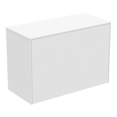 Conca 800mm Wall Hung Short Projection Washbasin Unit, No Cutout