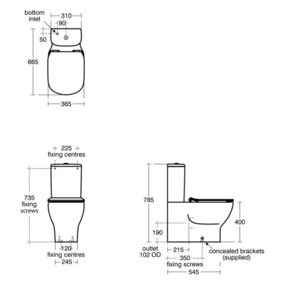 Ideal Standard Tesi T3577 Tech