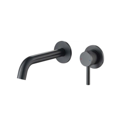 Aqualla Kyloe Bath Filler Wall Mounted Black