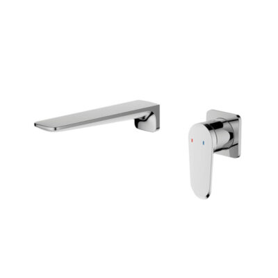 Aqualla Linea Basin Mixer Wall Mounted