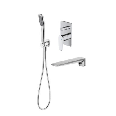 Aqualla Linea Bath Shower Mixer Wall Mounted