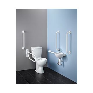 Armitage Shanks Monaco Doc M pack, white with white rails