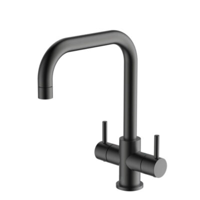 Aqualla Nina Kitchen Mixer Black Stainless Steel