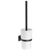 Smedbo House Toilet Brush Holder W/Mounted Black